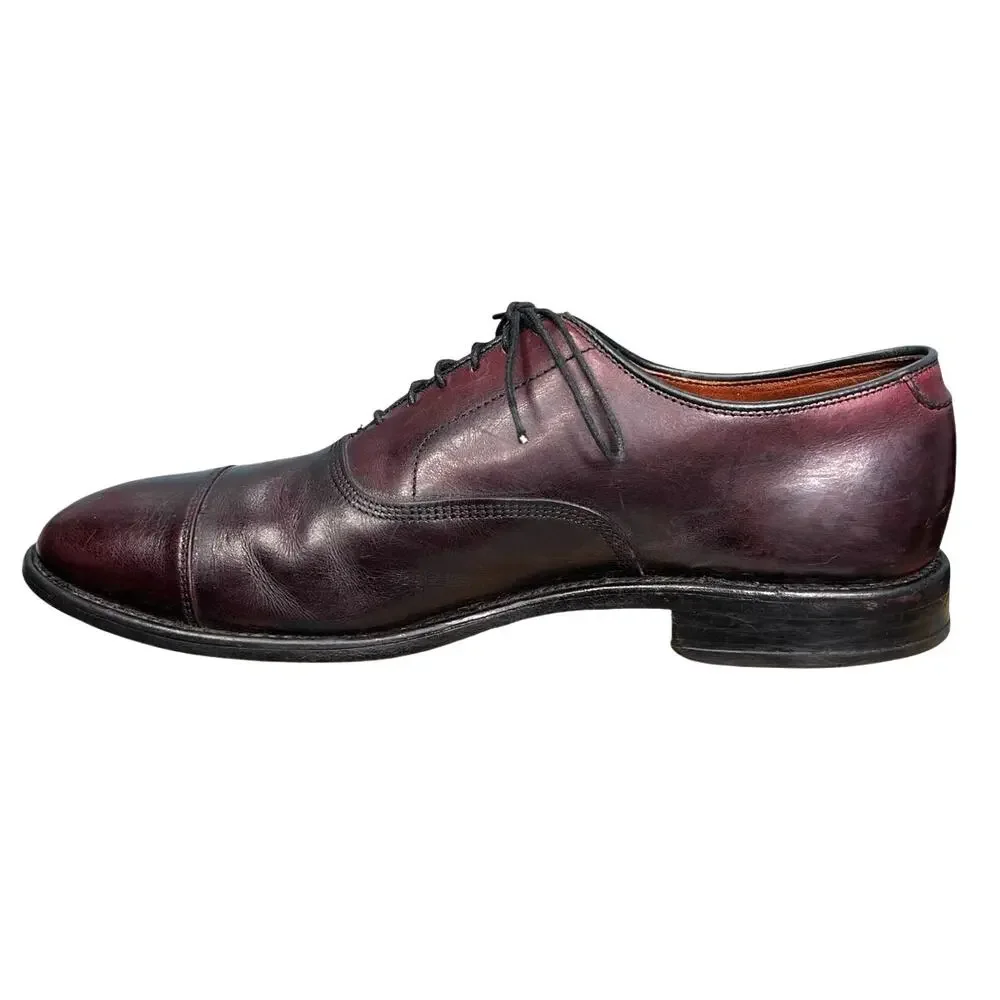 Allen Edmonds Men’s Park Avenue Burgundy Leather Oxford Size US 9 D
